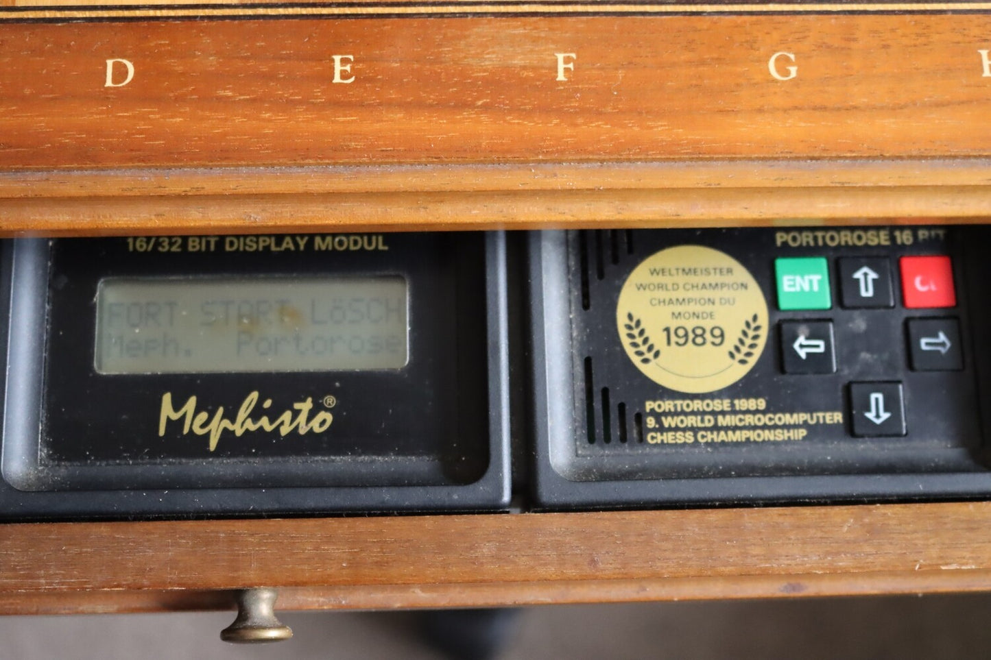 Mephisto Exclusive Schachcomputer mit 68000 Portorose Modulset