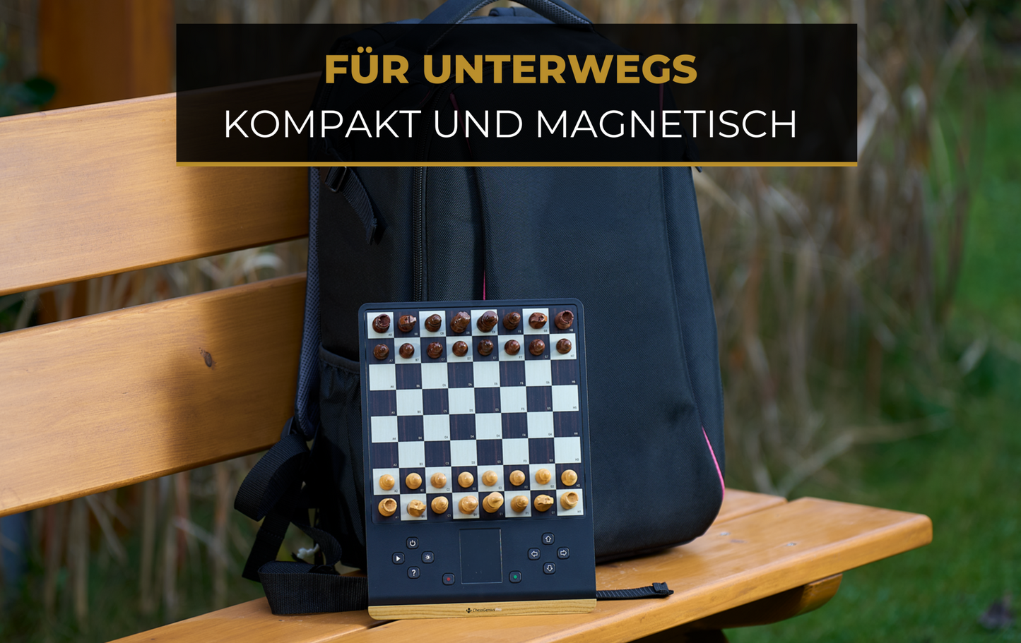 Schachcomputer ChessGenius Pro Wood Edition von Millennium Produktnummer M818
