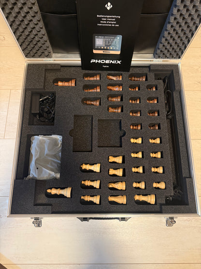 Millennium M924 Mephisto Phoenix T Schachcomputer mit 55cm Schachbrett im original Koffer