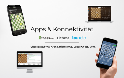 Millennium Supreme T2 Schachcomputer Produktnummer: M880 55x55cm großes Brett